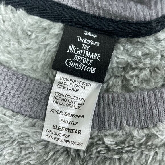 Disney Tim Burtons The Nightmare Before Christmas Jack Faux Fur Large NWT 6474 - Picture 4 of 8
